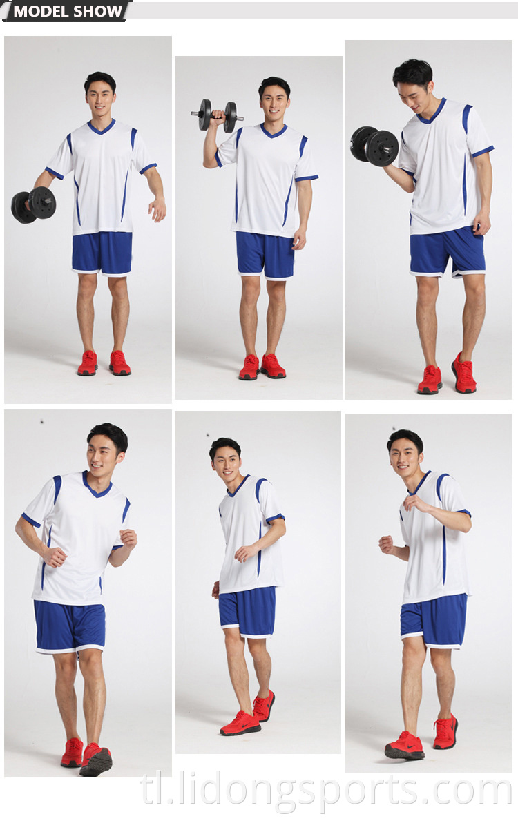 Natatanging Pasadyang Disenyo Sublimated Football Jersey Wholesale Soccer Uniform Kit